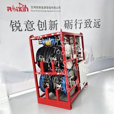 Hệ thống bơm phun mỡ điều khiển thủy lực Slickline PCE 5000PSI ～15000PSI Thiết bị có dây API